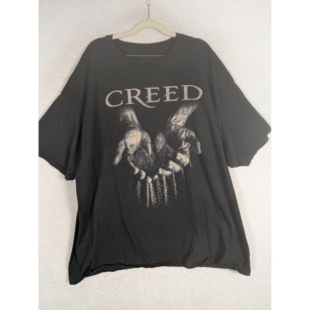 Creed Graphic T-Shirt Men's 3XL Black Band Tour Short Sleeve Crew Neck